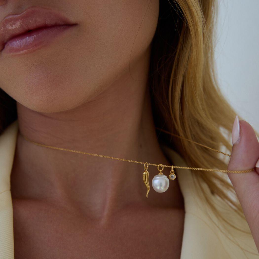 Rosie Necklace – South Sea pearl pendant necklace, Autore Moda
