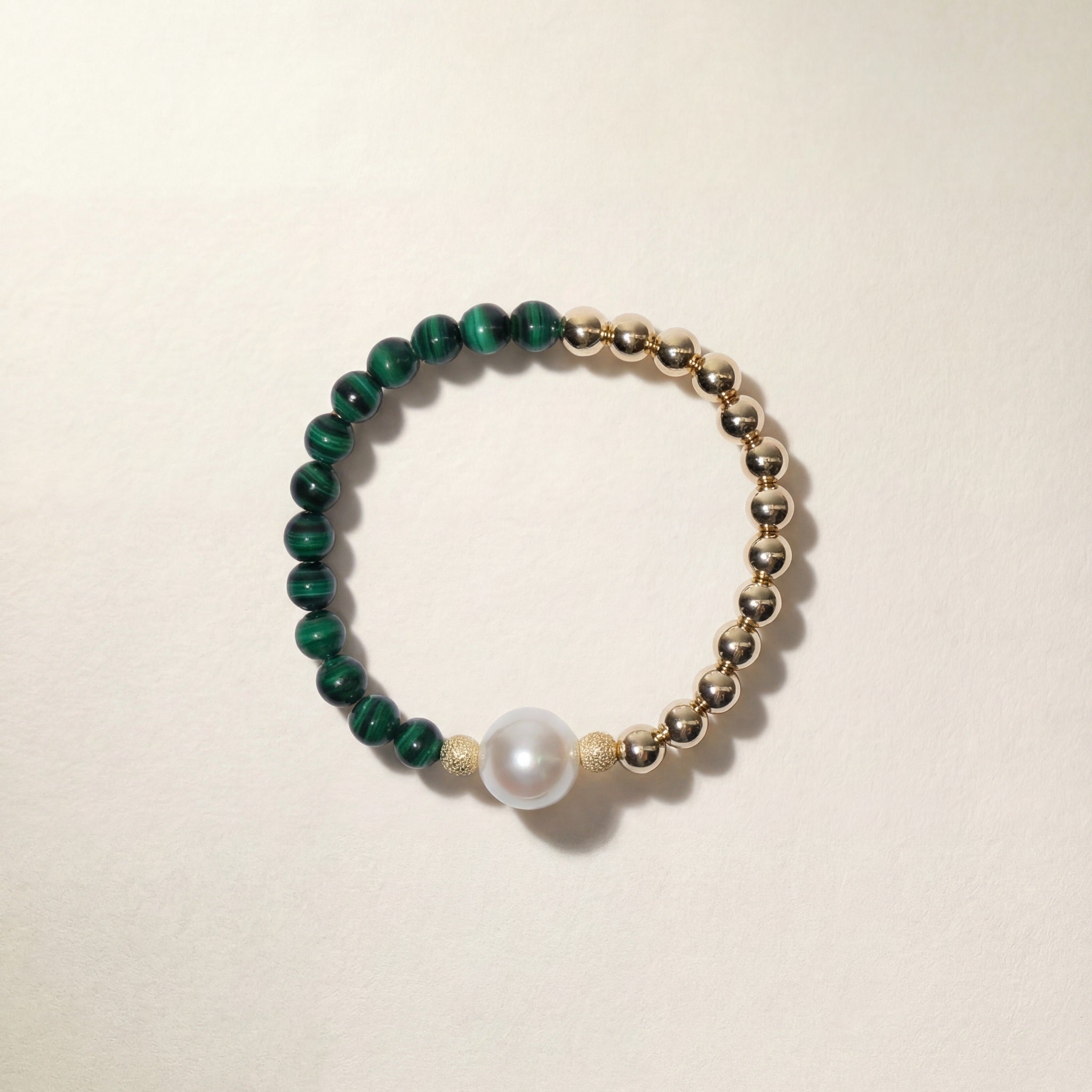 Statement Pearl Bead Bracelet – South Sea pearl bead bracelet, Autore Moda