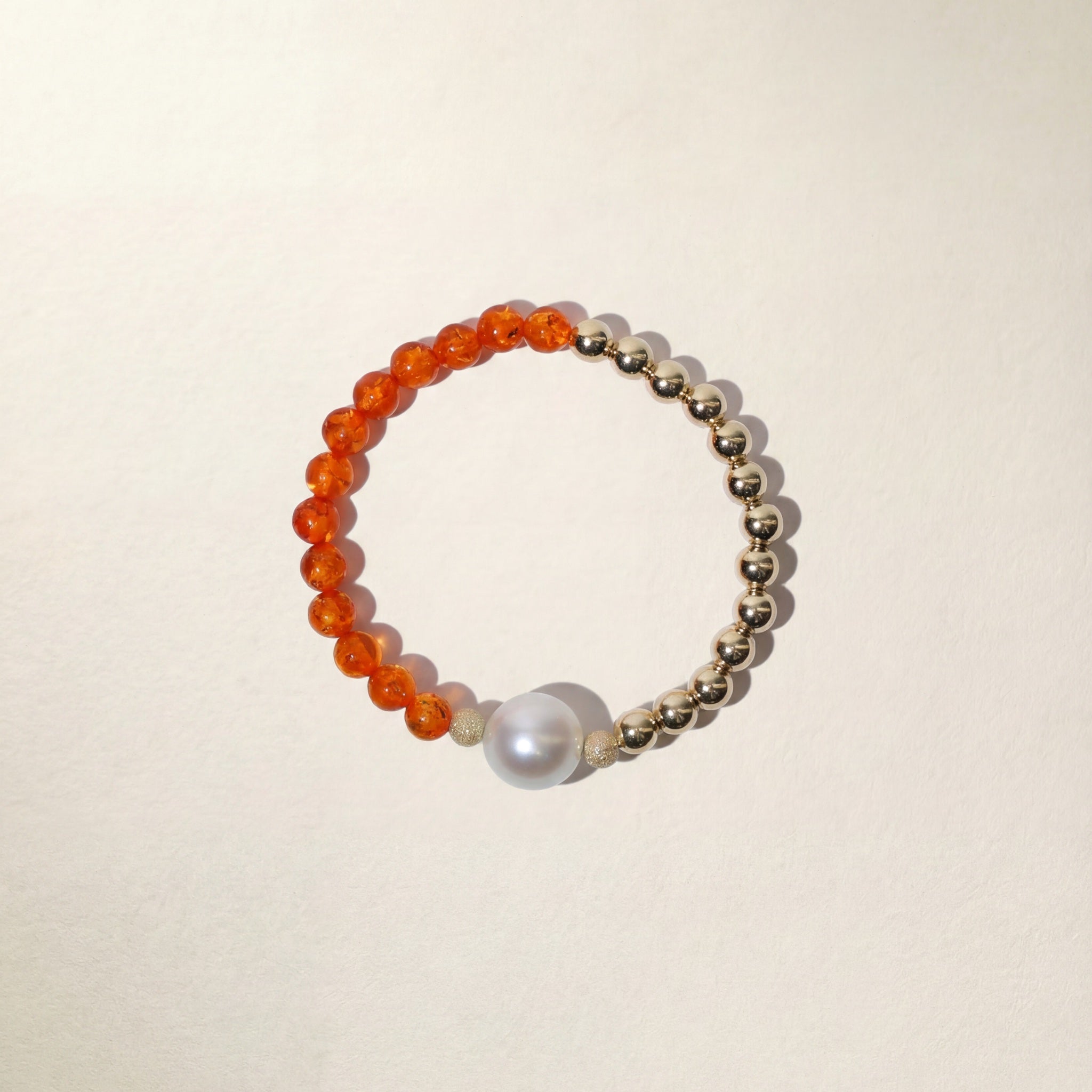 Statement Pearl Bead Bracelet – South Sea pearl bead bracelet, Autore Moda