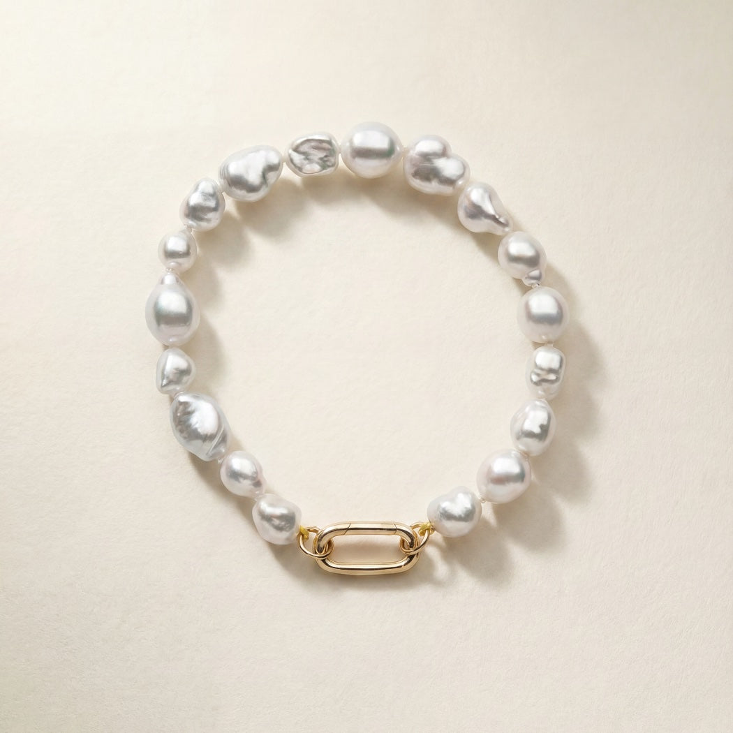 South Sea Keshi Pearl Bracelet