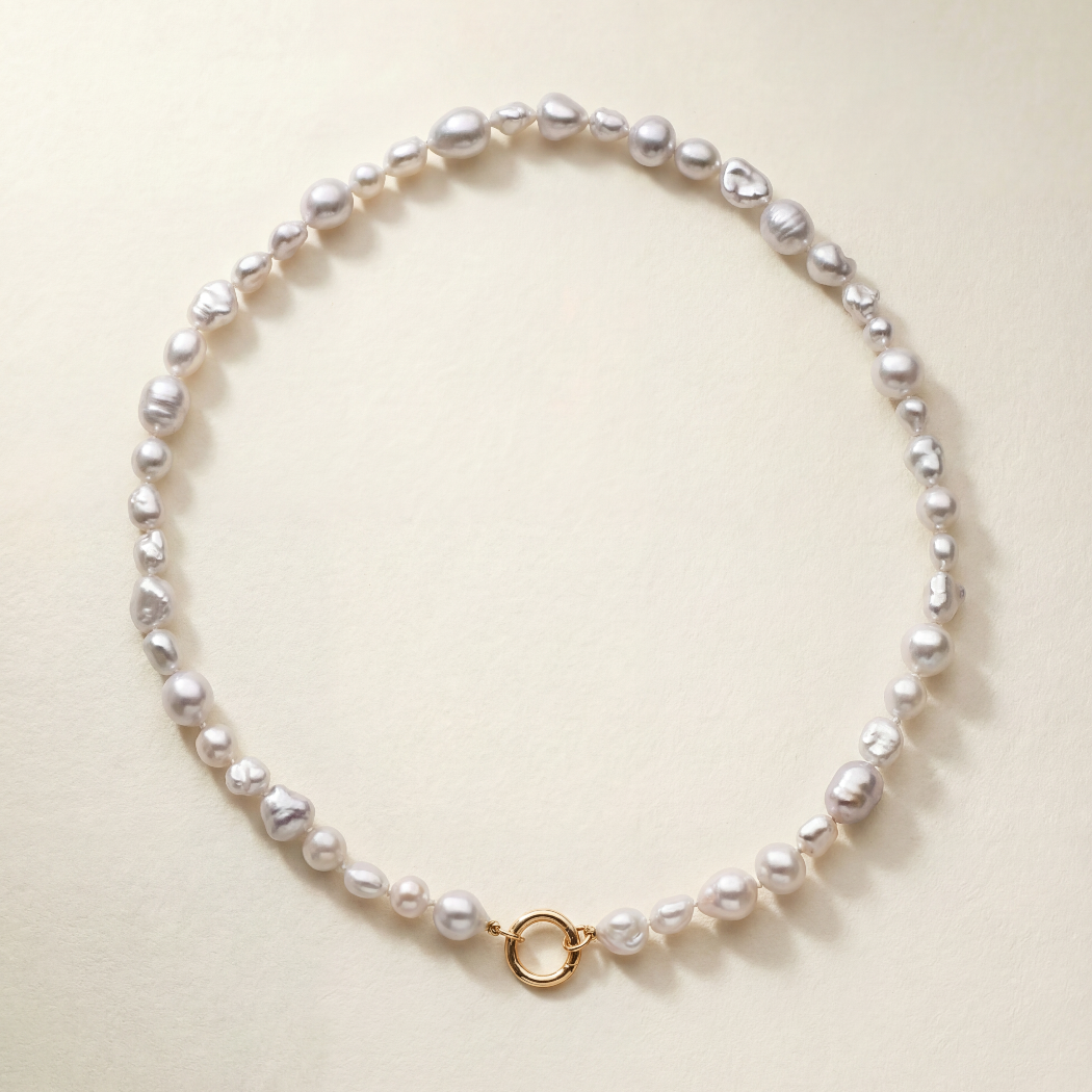 South Sea Keshi Mix Pearl Strand