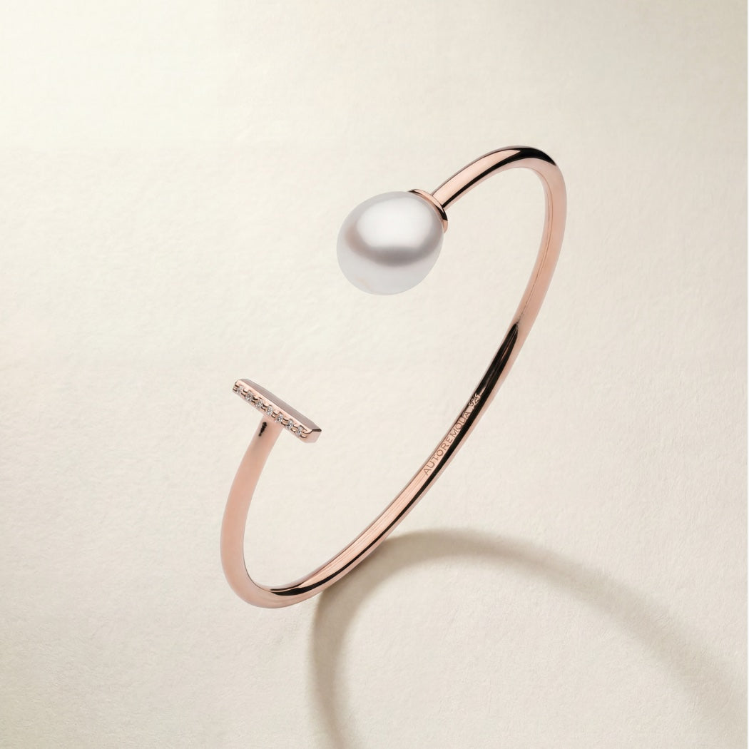 Ava Bangle – South Sea pearl bangle, Autore Moda