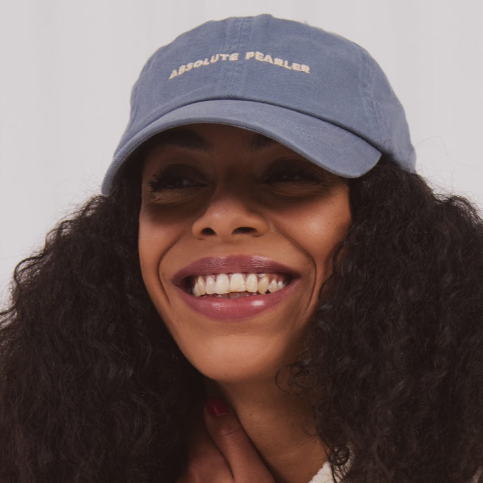 Absolute Pearler Dad Cap – embroidered cotton cap, Autore Moda