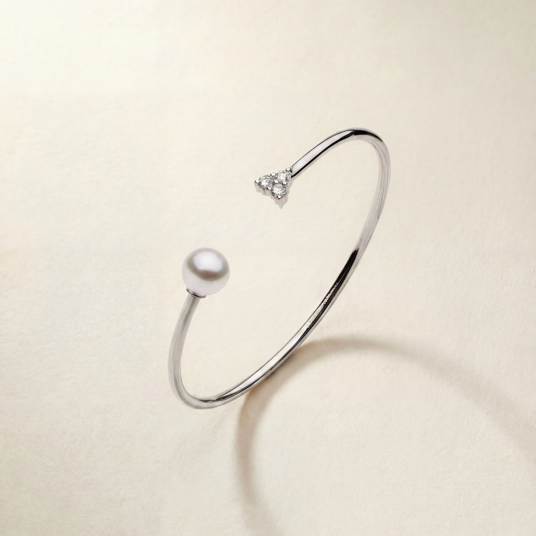Saskia Bangle – South Sea pearl bangle, Autore Moda