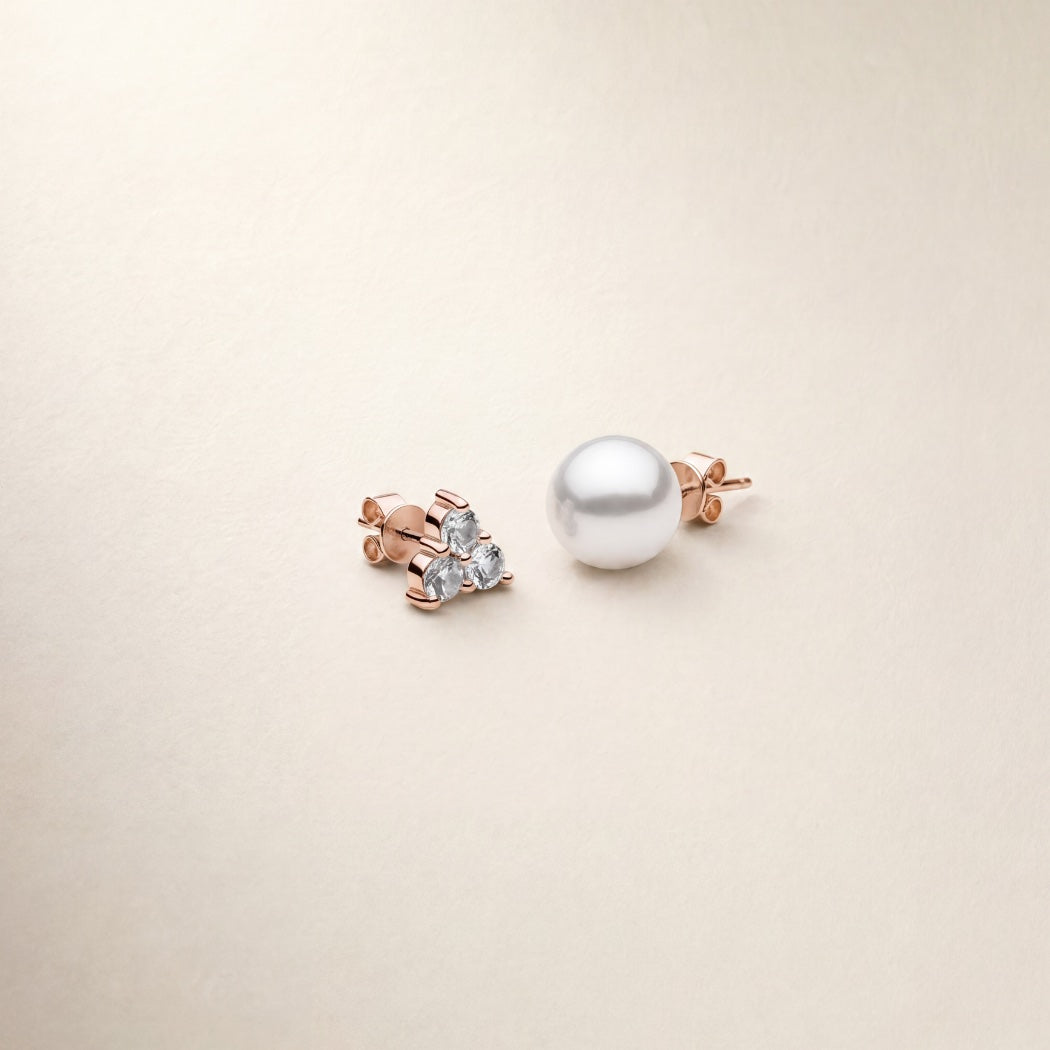 Saskia Earrings – South Sea pearl earrings, Autore Moda