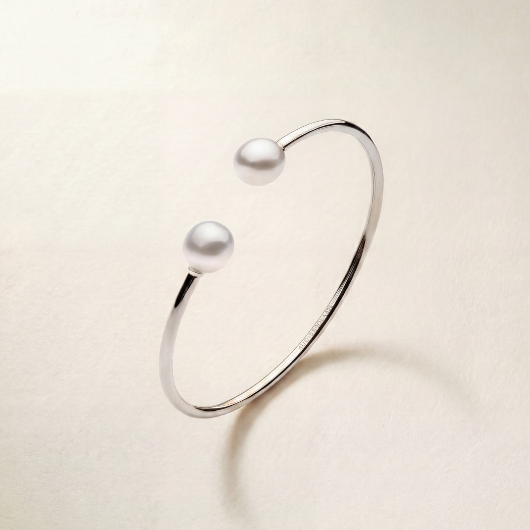 Valentina Love Bangle – South Sea pearl bangle, Autore Moda