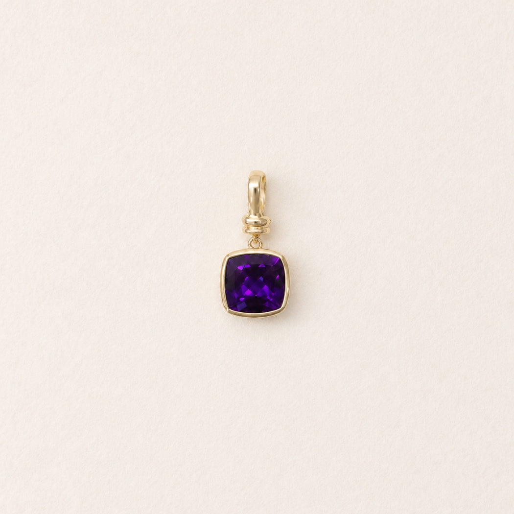 3.9ct Natural Amethyst Charm