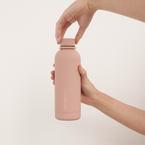 Insulated Pink Water Bottle