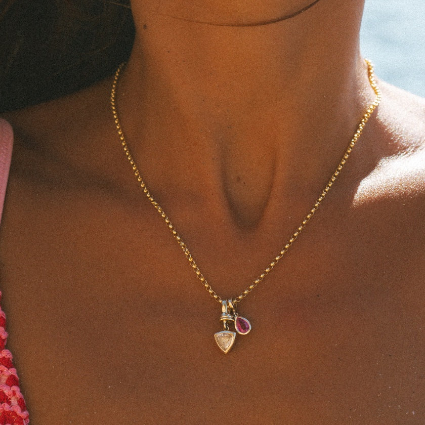 Belcher Chain Necklace 2.34mm – 9k solid gold belcher chain, Autore Moda
