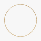 9k solid gold 3.34mm Italian chain made for mixing and matching charms.