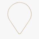 9k solid gold 3.34mm Italian chain made for mixing and matching charms.