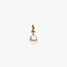 11mm South Sea pearl charm with 9k solid gold hinged clasp for personalising your own necklace or bracelet.