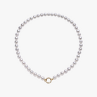 south sea pearl strand necklace with solid 9k yellow gold clasp