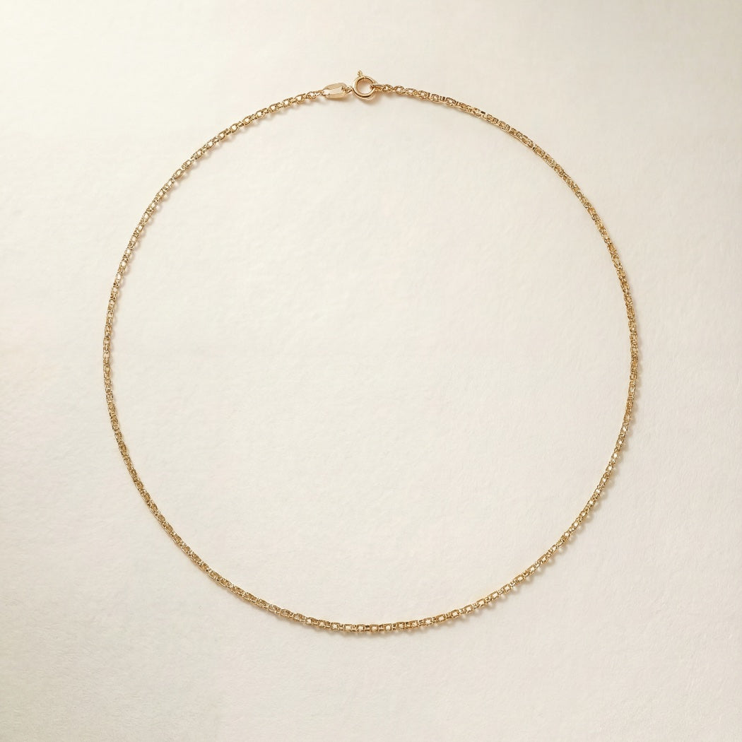 Belcher Chain Necklace – 9k solid gold belcher chain, Autore Moda