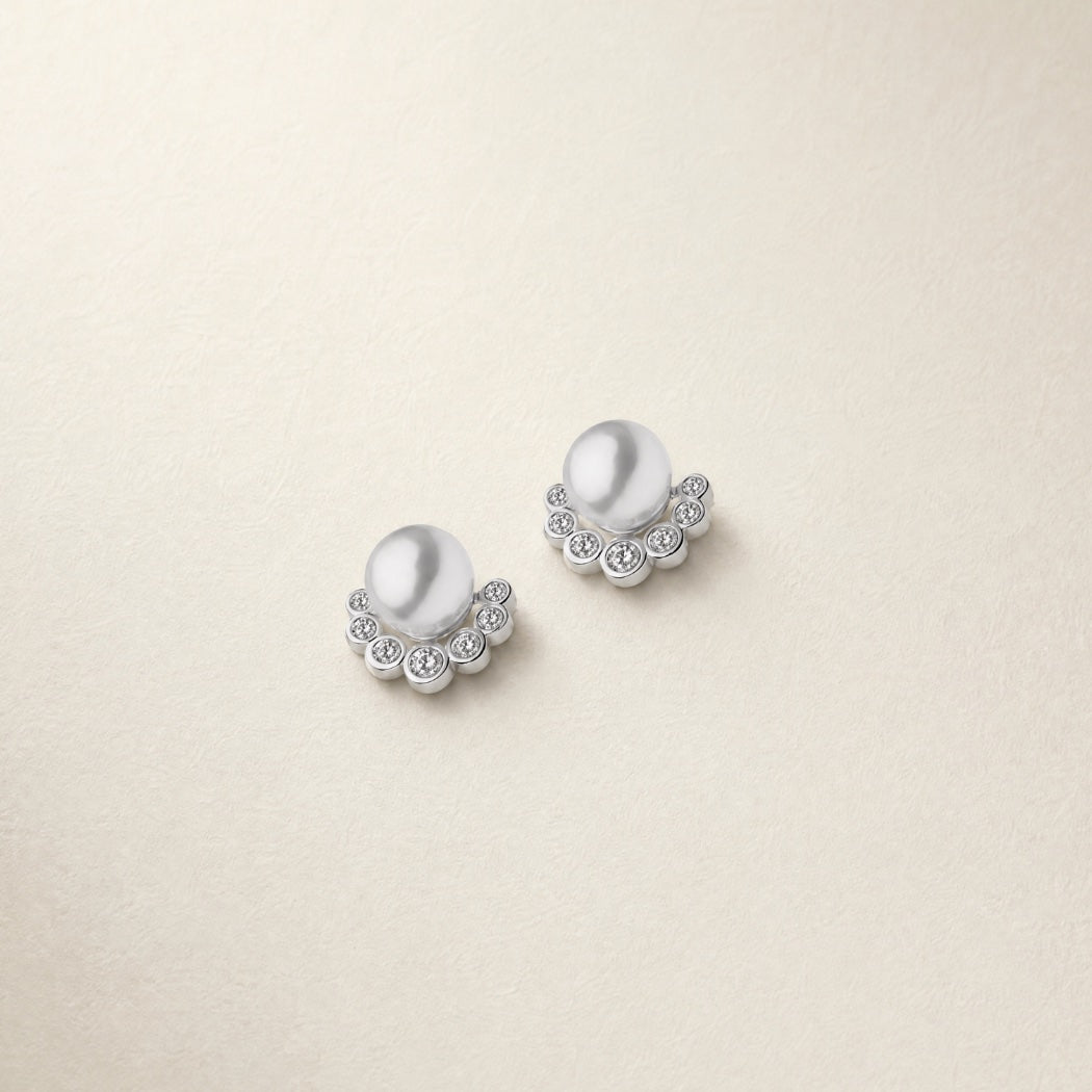 Brea Earrings – South Sea pearl earrings, Autore Moda