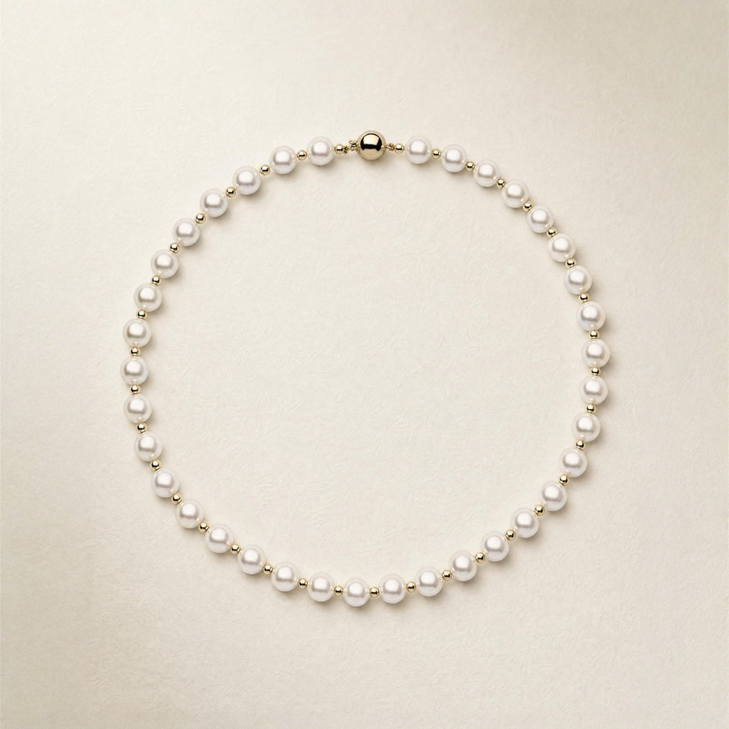 Charlotte Necklace – South Sea pearl strand necklace, Autore Moda