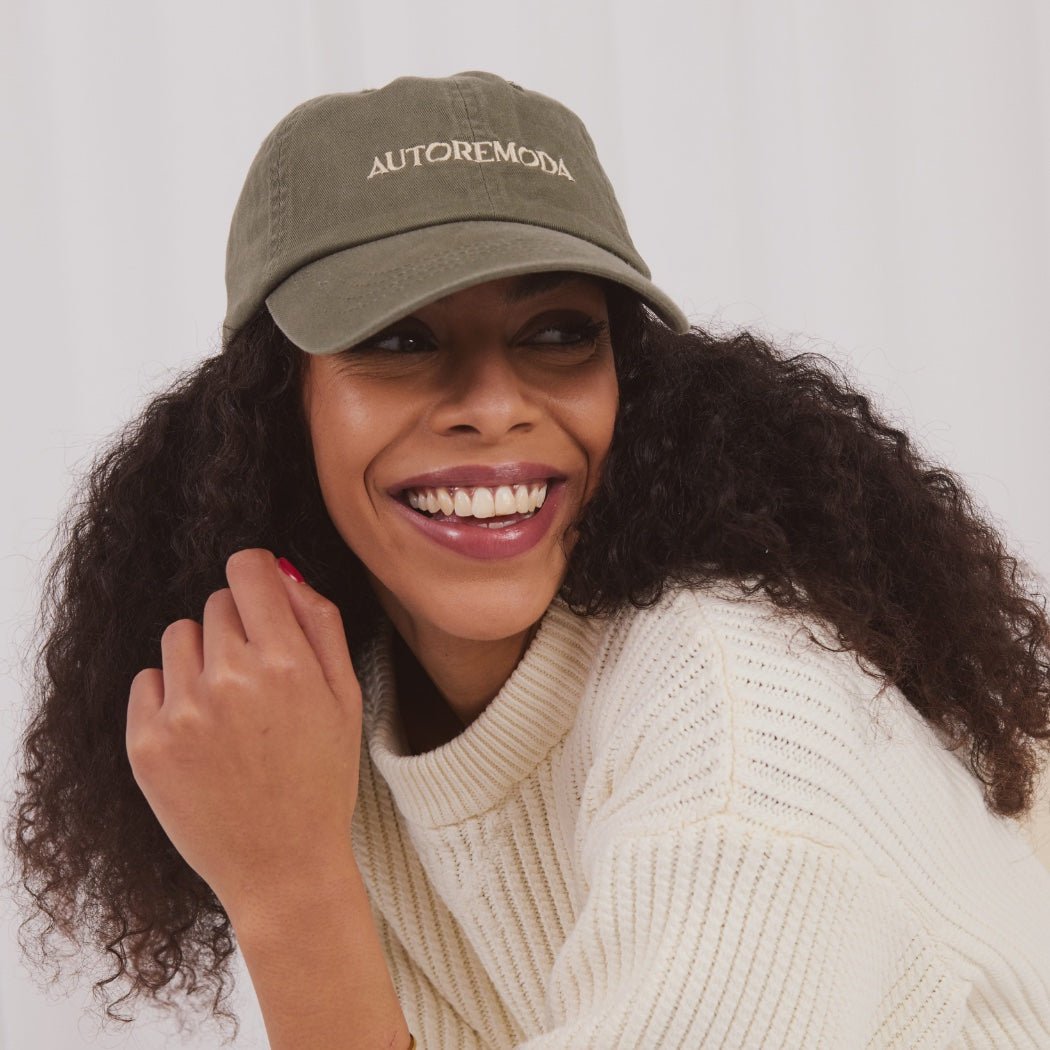AUTORE MODA Dad Cap – embroidered cotton cap
