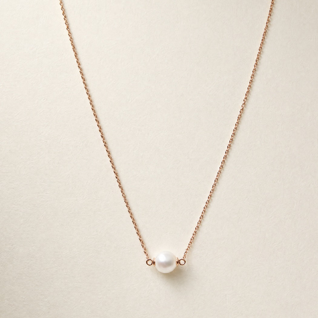 Olivia Necklace – South Sea pearl chain necklace, Autore Moda