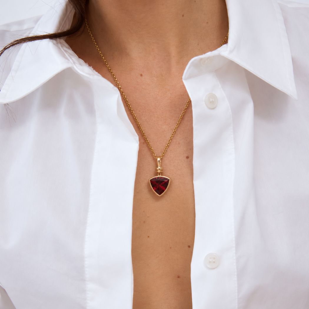 6.5ct Natural Rubelite Charm