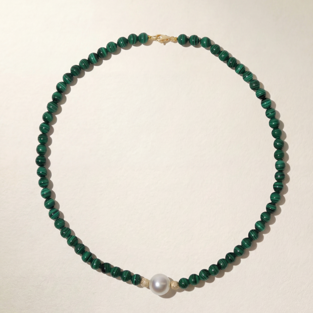 Statement Pearl Bead Necklace